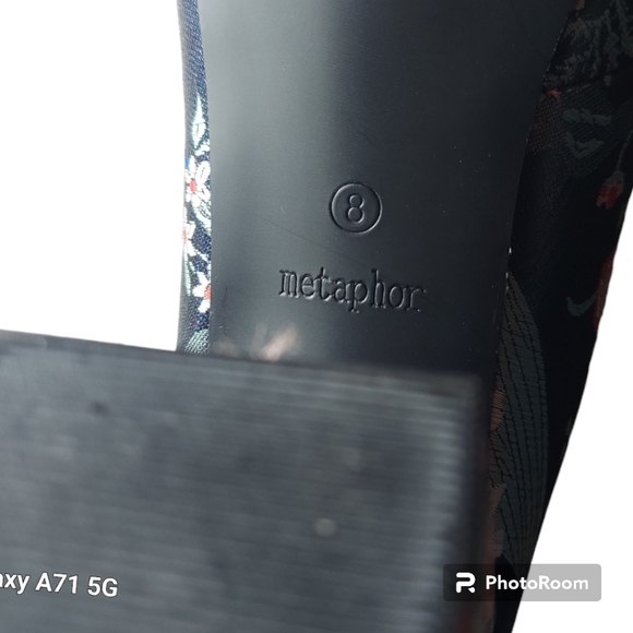 Metaphor Floral Embroidered Ankle Boots sz8 - Picture 11 of 11